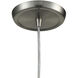 Belmont 1 Light 10 inch Satin Nickel Mini Pendant Ceiling Light