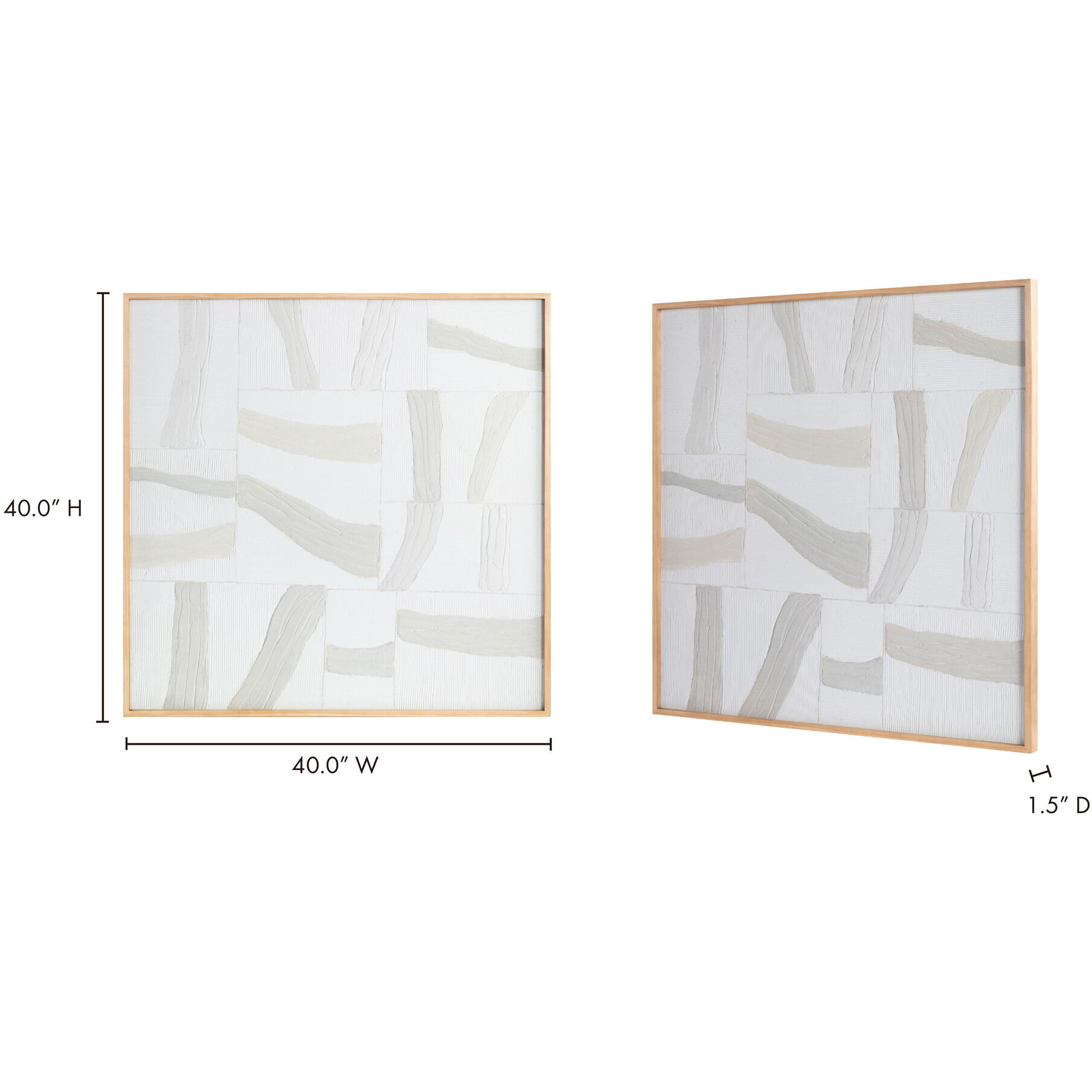 Configured 40 X 40 inch Painting