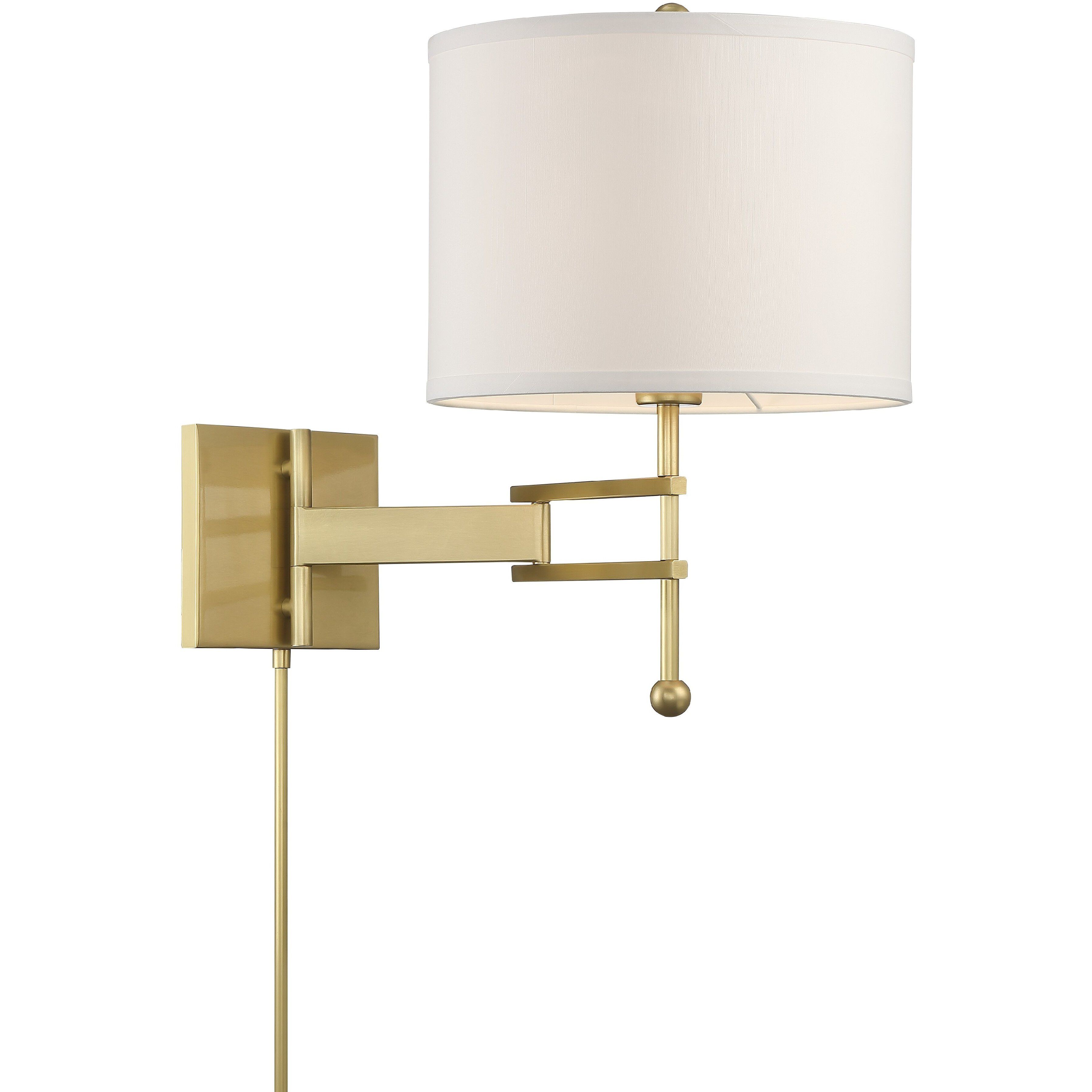 Marshall 20.5 inch 60.00 watt Aged Brass Task Sconce Wall Light