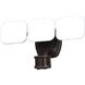 Theta LED 7.75 inch Bronze Outdoor Security in 3