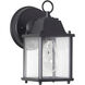 Grove 1 Light 8.5 inch Black Exterior Wall Sconce