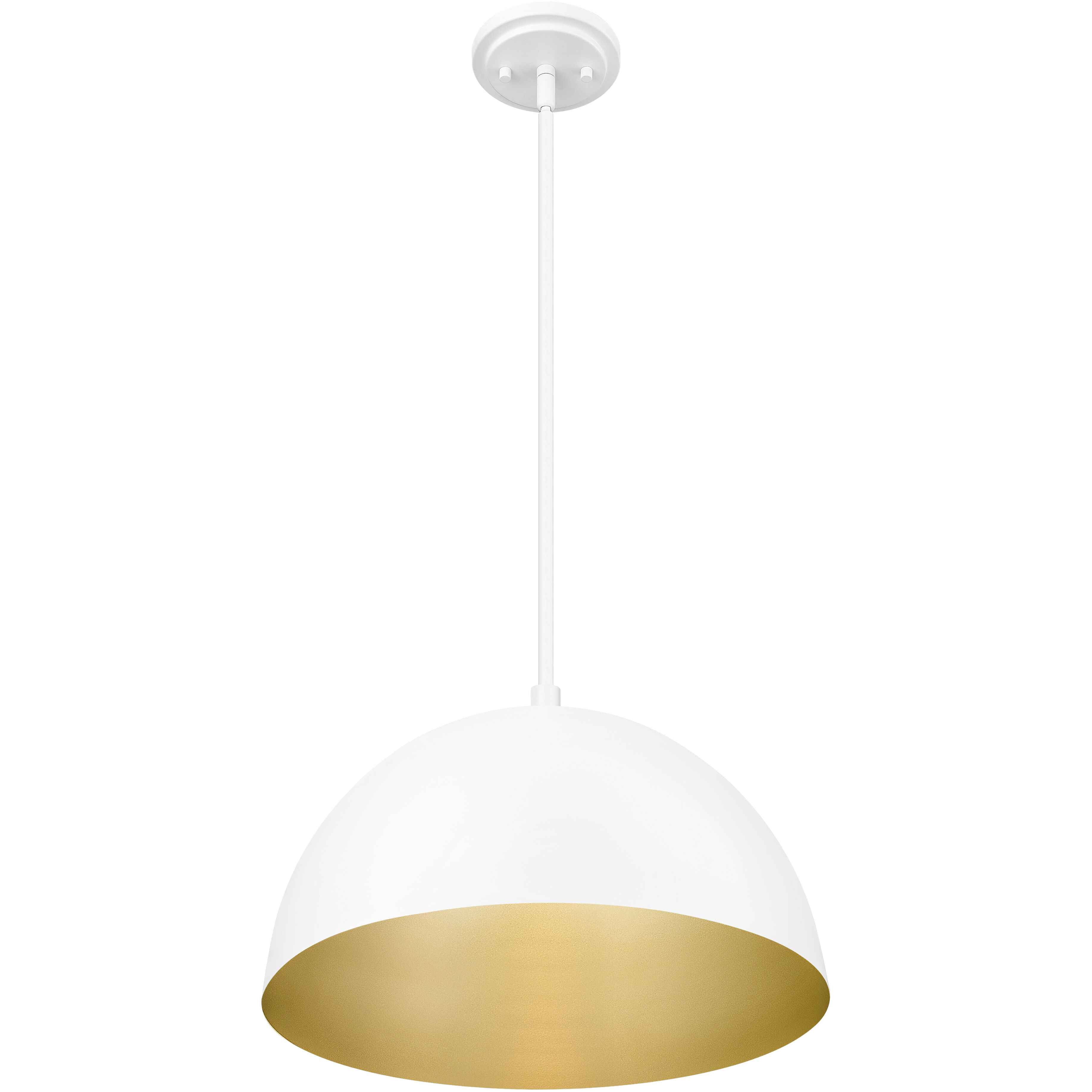 Vega Pendant Ceiling Light in Matte White