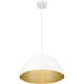 Vega Pendant Ceiling Light in Matte White