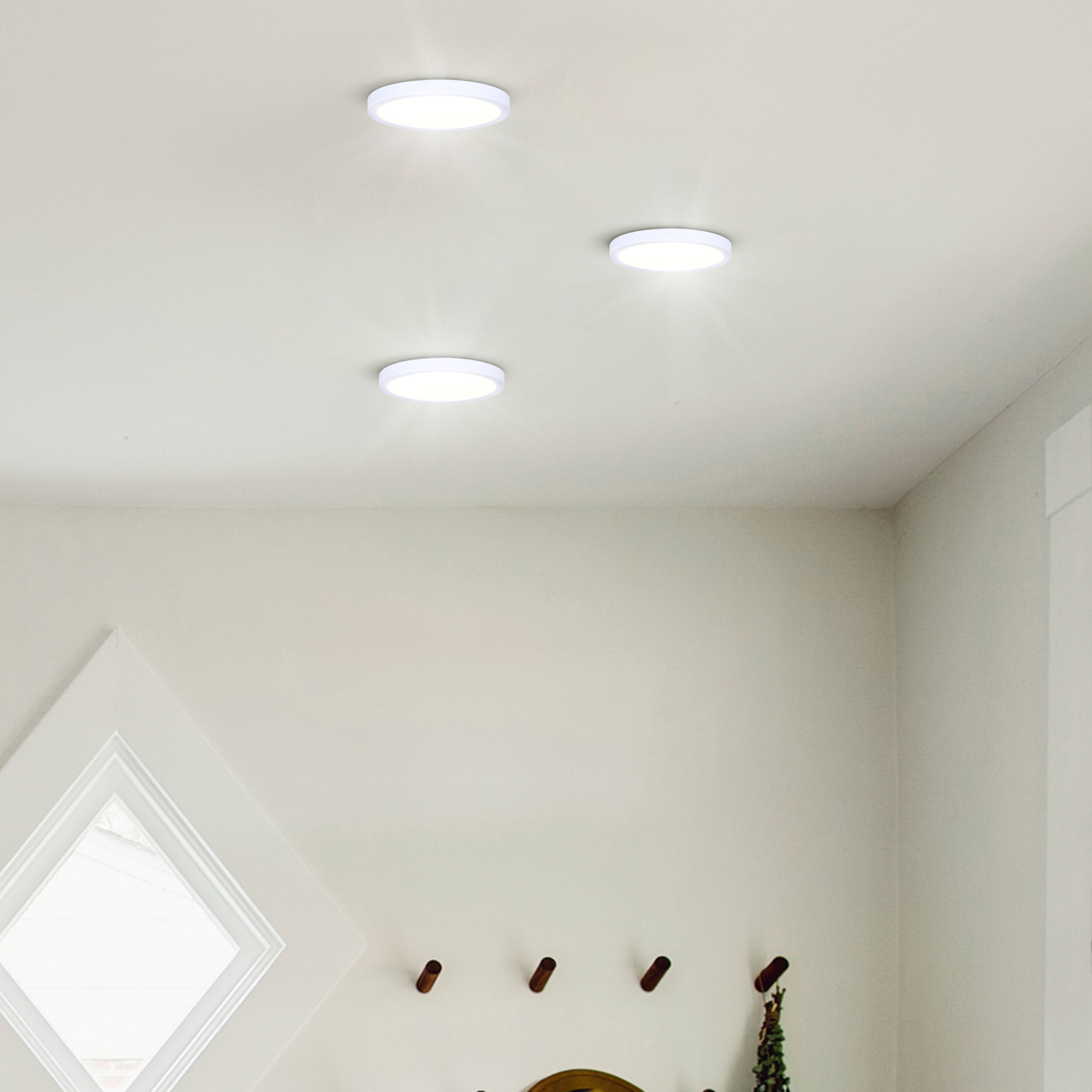 Madison LED 5.3 inch White Disc Light