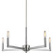 Fullton 5 Light 24 inch Brushed Nickel Chandelier Ceiling Light