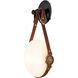 Derby LED 10.9 inch Black and Antique Brass ADA Sconce Wall Light - Open Box
