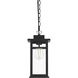 Mercer 1 Light 6.5 inch Black Outdoor Pendant
