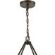 Transitions 8 Light 36 inch Oil Rubbed Bronze Chandelier Ceiling Light