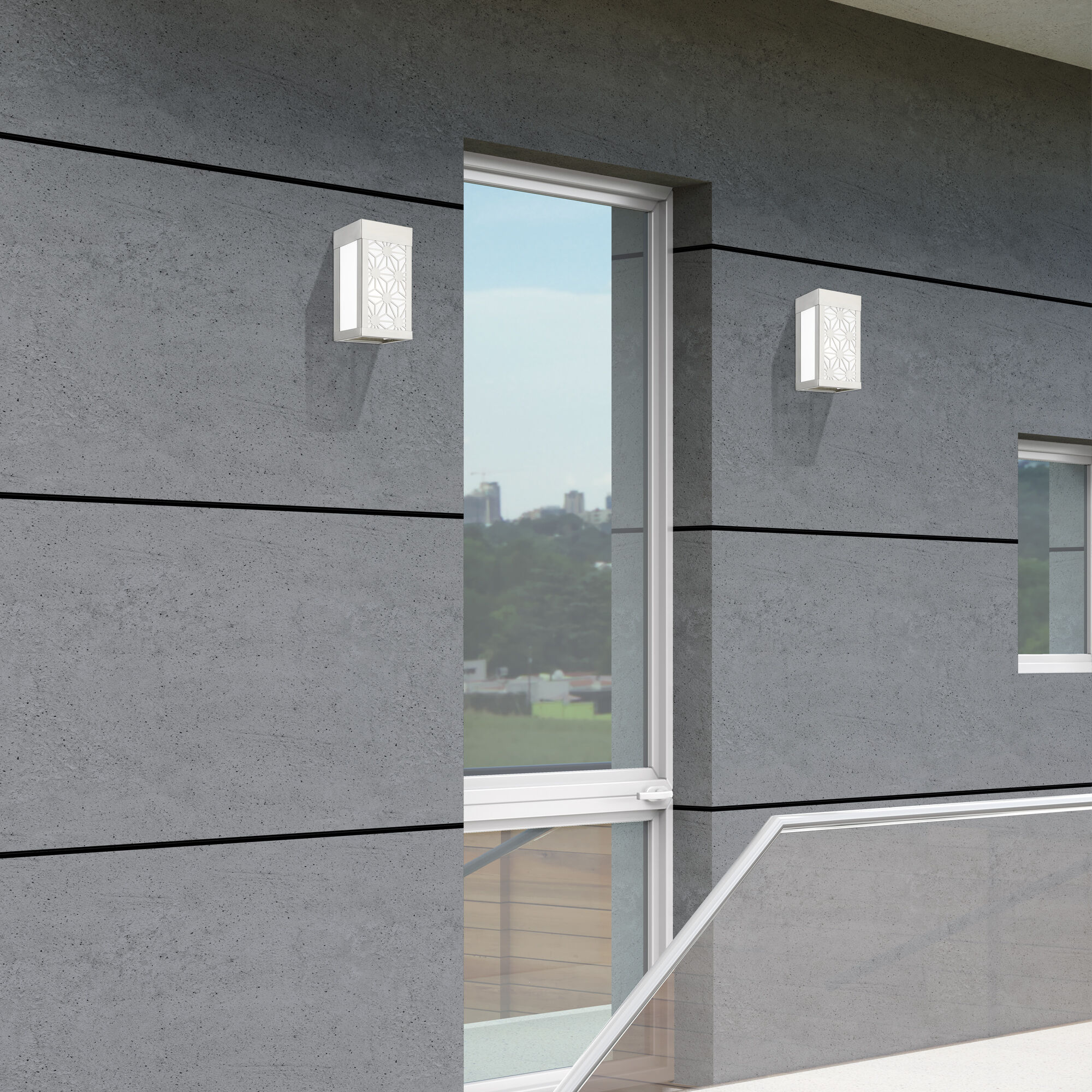 Berkeley 1 Light 9 inch Brushed Nickel Outdoor Small Sconce, Small