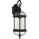 Kensington Outdoor Wall Lantern in Black
