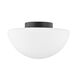 Andrea 1 Light 17 inch Soft Black Flush Mount Ceiling Light
