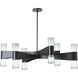 Bellis 12 Light 48.4 inch Dark Smoke Chandelier Ceiling Light