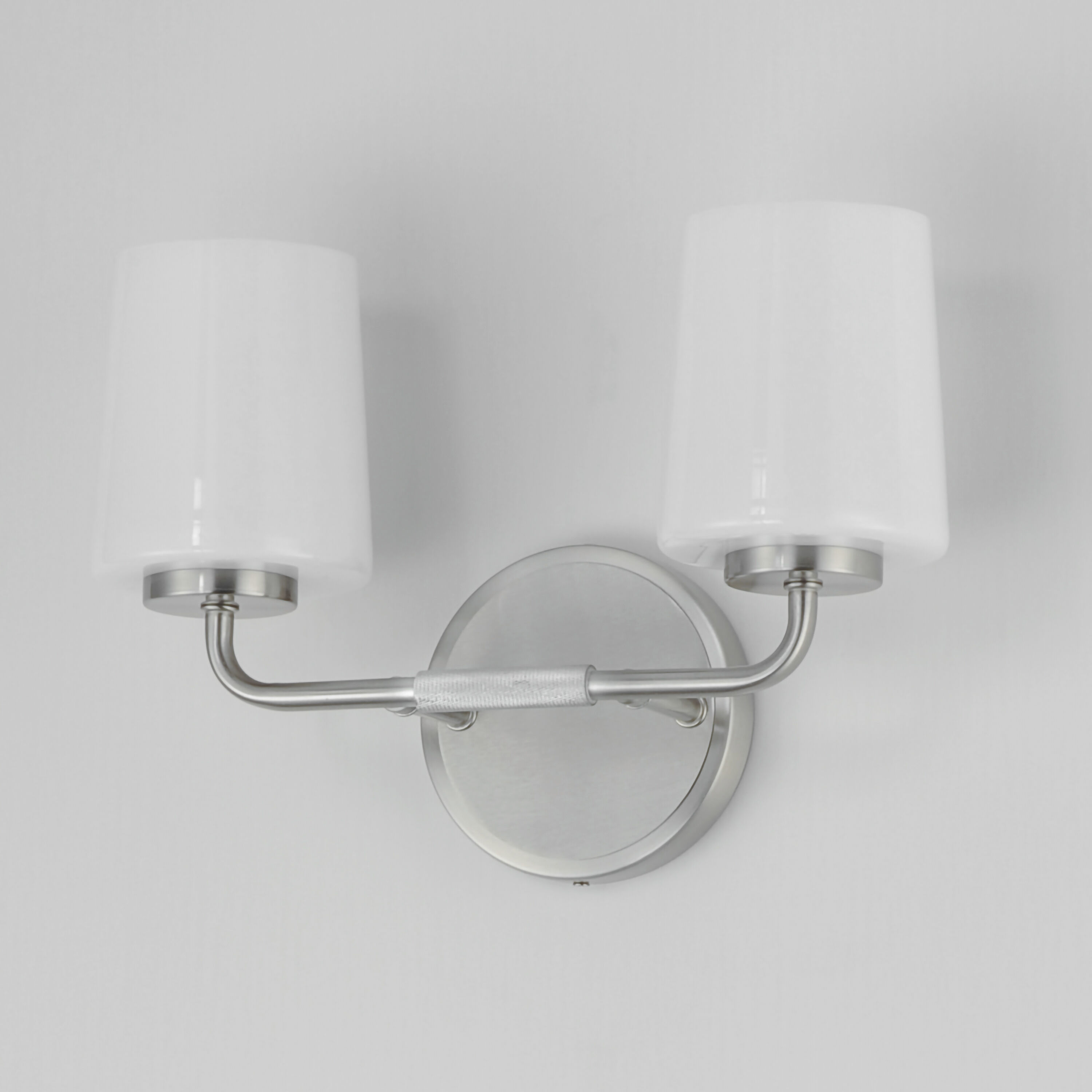 Durham 2 Light 13.75 inch Satin Nickel Wall Sconce Wall Light