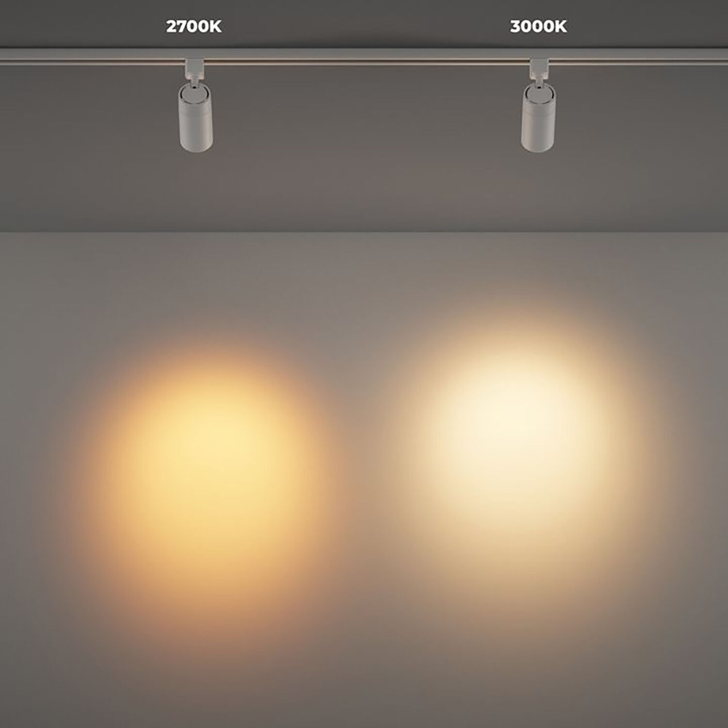 GX15 LED 4 inch White Surface Mount Ceiling Light