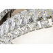 Monroe LED 34 inch Chrome Flush Mount Ceiling Light
