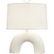 Flection 25 inch 150 watt Dry White Table Lamp Portable Light