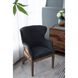 Dugan Dark Grey and Brown Arm Chair