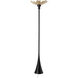 Pangea 83.4 inch 60.00 watt Black with Modern Brass Torchiere Portable Light in Black/Modern Brass