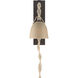 Cordon 1 Light 7.5 inch Dark Bronze and Natural Wall Sconce Wall Light