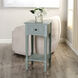 Hampton 28 X 14 inch Antique Ice Blue End/Side Table