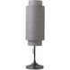 Lollipop 28 inch 8 watt Black Nickel Table Lamp Portable Light