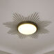 Kieran LED 24 inch White Gold Flush Mount Ceiling Light