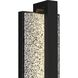Seafoam LED 32 inch Sand Black Outdoor Wall Sconce