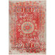 Ivorine 156 X 108 inch Bright Red/Bright Orange/Taupe/Teal/Dark Brown Rugs, Rectangle
