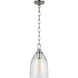 Visual Comfort Signature Collection Chapman & Myers Andros LED 8.5 inch Polished Nickel Pendant Ceiling Light in Clear Glass, Medium CHC5425PN-CG - Open Box
