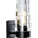 Murano Sconce Wall Light in Matte Black