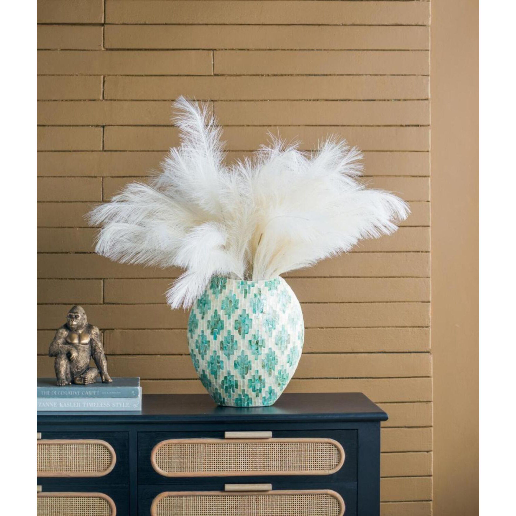 Diamond 13.8 X 5.9 inch Vase