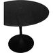 Joni 36 X 36 inch Matte Black Dining Table