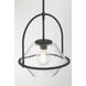 Coralyn 1 Light 13.25 inch Dark Matte Black Pendant Ceiling Light