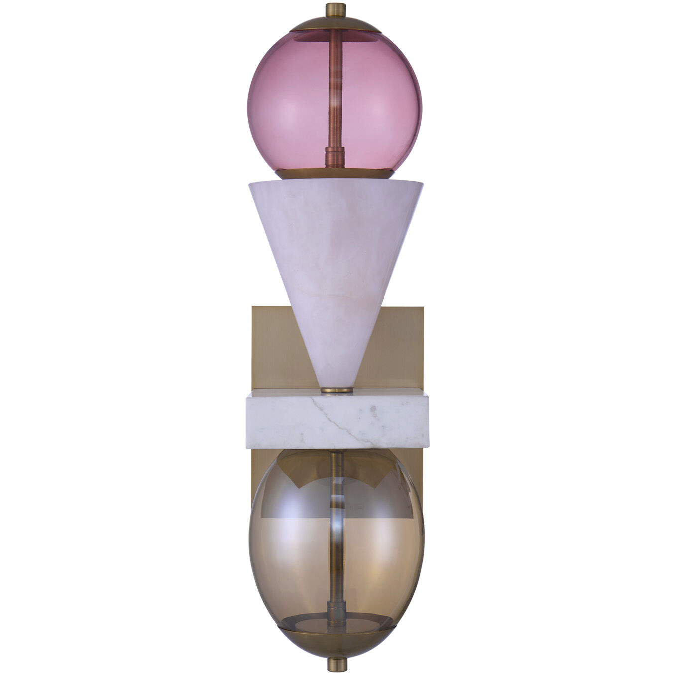 Demi Wall Sconce Wall Light in Winter Brass