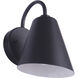 Point Clear 1 Light 6.88 inch Midnight Outdoor Lantern, Small