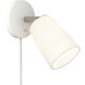 Carlton 1 Light 4.33 inch Matte White ADA Interior Wall Light