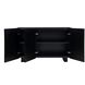 Mercado Black 3 Door Cabinet