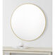 Alegre 30 X 30 inch Gold and Clear Mirror