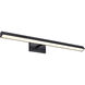 Mila LED 35.8 inch Black Vanity Wall Light