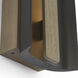 Anne-Marie Barton Remi Sconce Wall Light in Matte Carbon and Warm Walnut