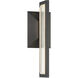 Aelin LED 14 inch Matte Black Outdoor Wall Sconce