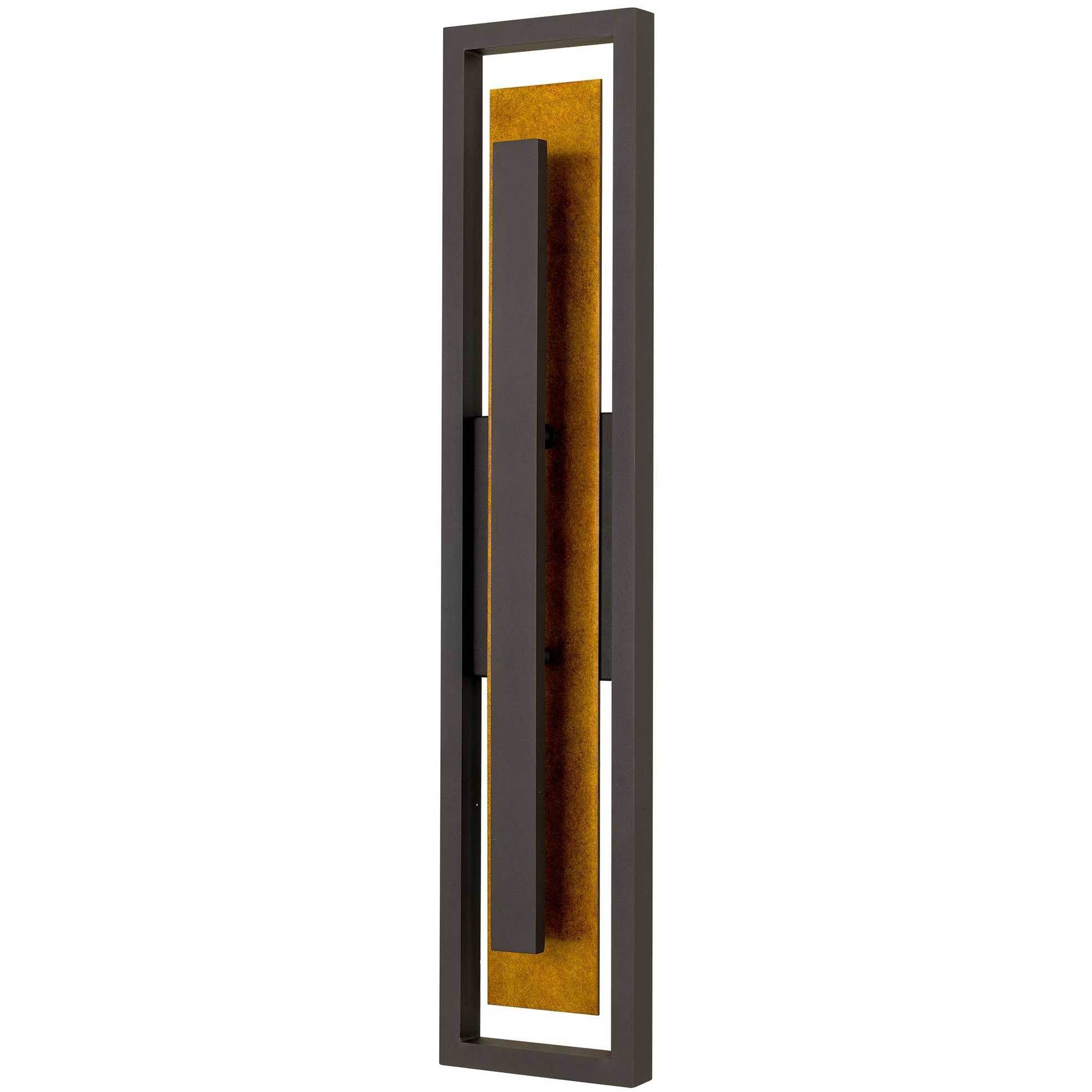 Panels LED 32.25 inch Dark Bronze Outdoor Wall Sconce