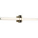 Major LED 32 inch Aged Brass Bath Light Wall Light