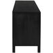 Weston 117 X 20.5 inch Hand Rubbed Black with Light Brown Sideboard, Extra Large
