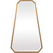Ottone 36 X 22 inch Metallic Gold Leaf Wall Mirror