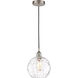 Edison Athens Water Glass 1 Light 8 inch Brushed Satin Nickel Mini Pendant Ceiling Light