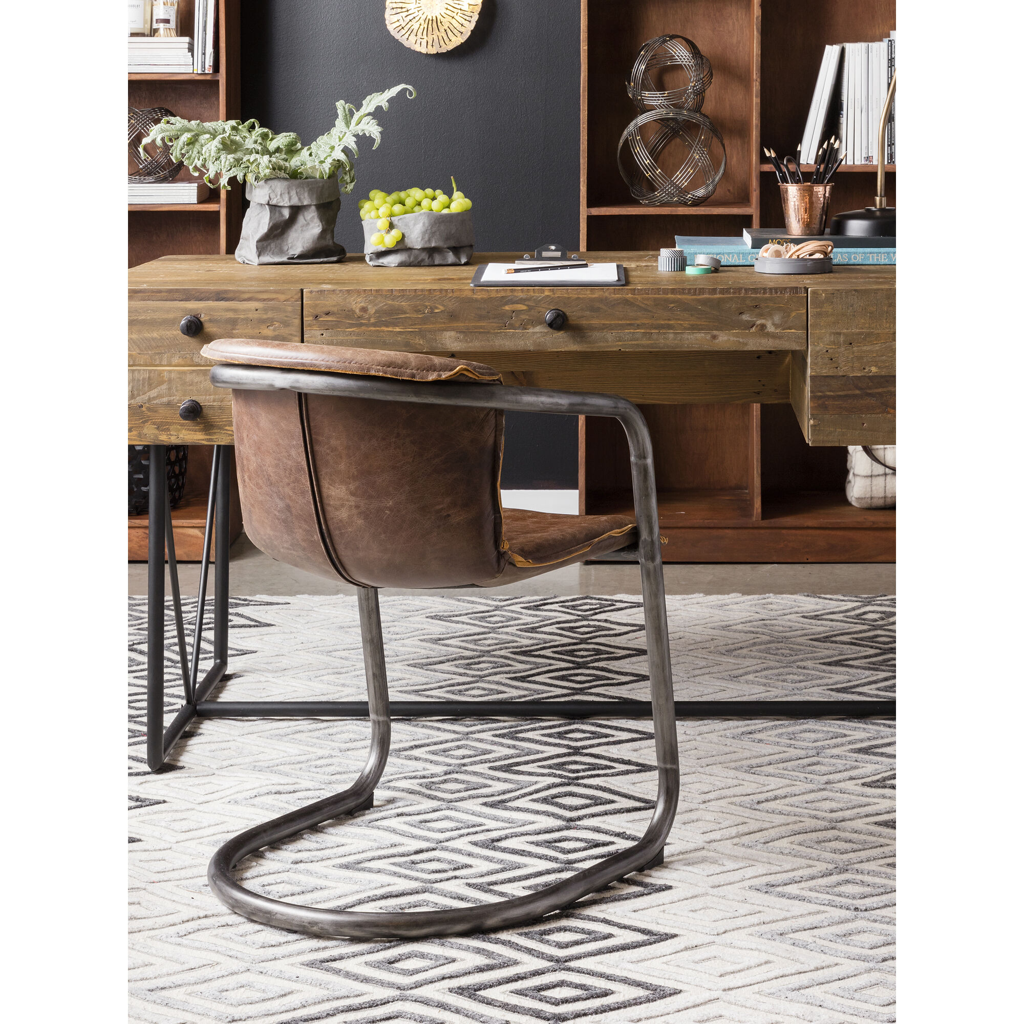 Benedict Brown Dining Chair, Set of 2