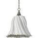 Twirl 1 Light 18 inch Antique Brushed Nickel Pendant Ceiling Light