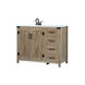 Grant 42 X 19 X 34 inch Natural Oak Vanity Sink Set