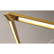 Balto LED 35.86 inch Gunmetal Linear Suspension Ceiling Light in LED 90 CRI 3000K 277V, Integrated LED